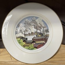12 The American Scene Plates Made for B. Altman Co by Adolf Dehn, Syracuse China picture