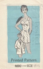 Anne Adams 4690 Sewing pattern Bust 39