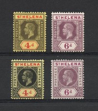 ST HELENA SG 83-86 1912-13 GV DEFINITIVES M/M picture