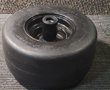 (QTY 1) Antego 13x6.50-6 Black Smooth Tire on Black Wheel For Commercial Mowers picture