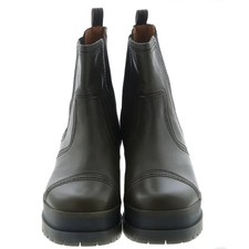 Robert Clergerie Wafa Lug Sole Leather Chelsea Boot Size 7 picture