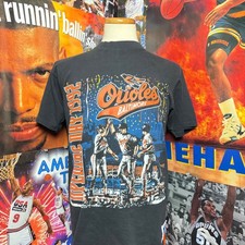 Vintage Baltimore Orioles 1992 Opening Day Nutmeg Single Stitch T Shirt Sz Large picture