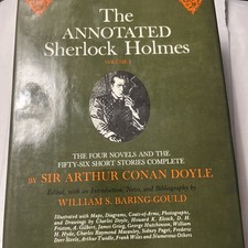 VTG 1967 2ND ED THE ANNOTATED SHERLOCK HOLMES VOL. 1/2 by SIR ARTHUR CONAN DOYLE picture
