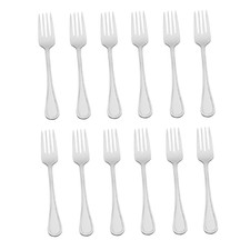 Wallace Continental Bead 18/10 Stainless Steel Salad Fork (Set of Twelve) picture