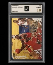 1997 Fleer Michael Jordan 23 EJE 10 PSA Bulls picture