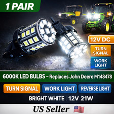 💡Pair Ultra LED Bulbs for Deere 4320 4520 4720 Marker Turn M148478 ⬆️Brightness picture