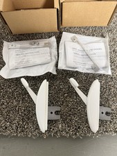 LOT (2) PELLA 350 Series Casement Awning Window Lock Lever Replacement White picture