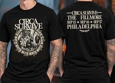 New Circa Survive The Fillmore Philadelphia PA Sept 15 16 17 2026 Tee Reprint picture