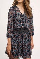 Anthropologie  Vanessa Virginia  Dress cinched waist NWT Medium Petite picture