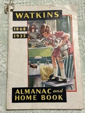 Vintage 1935 Watkins Almanac & Home Book. picture