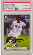 Didier Drogba Signed 2021-22 Topps Lost Rookie Set – PSA 10 Autograph picture