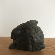 Vintage Cement Bunny Garden Statue UK picture