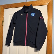 Kappa SSC Napoli Full Zip Training Warmup Jacket Youth XL 14 US 12 UK 152cm EU picture
