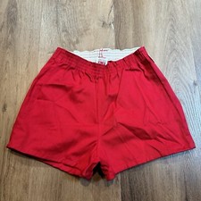Vtg 60s Mason Shorts Mens Sanforized Cotton Athletic Gym Red NOS Deadstock Small picture