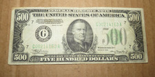 1934A $500 Federal Reserve Note Chicago picture