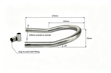 Stainless Steel Cafe Racer Seat Hoop for Honda CB500 CB650 for Suzuki GS750 picture