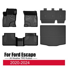For Ford Escape 2020-2025 Car TPE Floor Mats&Trunk Mat Cargo Liner &Backrest Mat picture