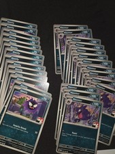14x Gastly Stamped And 14x Haunter Stamped Non Holo Prize Pack Series 9 Pokemon picture