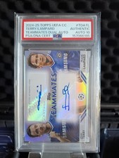Topps 2024-25 UEFA CC Teammates Dual Auto Terry/Lampard Chelsea #TDA-TL PSA picture