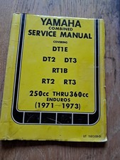 1971-1973 Yamaha Enduro OEM Service Shop Repair Manual, DT1 DT2 DT3 RT1 RT2 RT3 picture