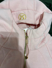 lululemon Full Zip Hooded Pink Tracksuit Set Hoodie & Pants 2-Piece Size 2 picture