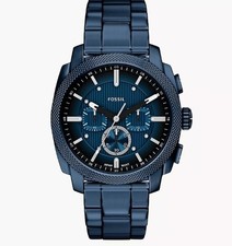 Fossil Machine Quartz Blue Dial Men's Watch FS6167 picture