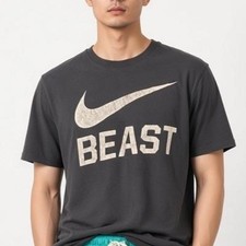 Nike Men's Black and Grey T-shirt picture