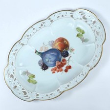 Antique P.S.A.A. Bavaria Reticulated Fruit Dish – Schönwald – 13