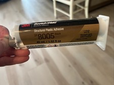 3M Scotch-Weld Structural Plastic Adhesive DP8005, Black, 45 mLDuo-Pak picture