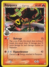 Pokemon Rayquaza Delta Species Holon Phantoms 26/110 Non Holo Rare Eng 2006 NM  picture