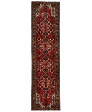 3'3X12'5 Handmade Tribal Floral Vintage Oriental Runner Rug Hallway Carpet picture