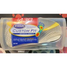 Dr Scholls Custom Fit CF430 Orthotic Inserts 3/4 Length Arch Support Open Box picture
