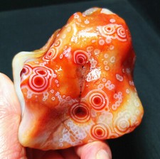  Rare 220 G Natural Gobi Agate Eyes Agate/stone Madagascar A1025 picture