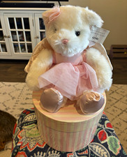 Vintage Victoria's Secret Gund Angel Bear Plush Pink Tutu Dress Wings In Box NIB picture