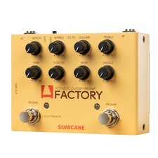 SONICAKE A Factory Acoustic Analog Preamp Digital Reverb XLR Guitar Effect Pedal picture