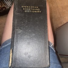 Spencerian Dictator, Dictionary, and Reader L.C. Spencer 1913, Shorthand picture
