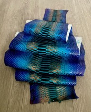 GENUINE SHORT TAIL PYTHON SNAKE SKIN HIDE RARE COLOR 1.70 meter LONG GRADE A picture