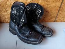 Justin Gypsy Mandra Black Leather 8