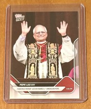2025 TOPPS NOW #POPE-1 POPE LEO XIV - 1ST AMERICAN POPE picture
