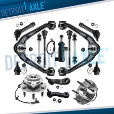 15pc 4WD Front Wheel Bearing Hub Control Arm for Chevy GMC Silverado Sierra 1500 picture