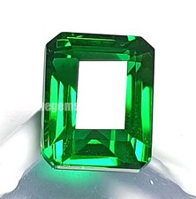 Natural Green Emerald 12.90 Ct Emerald Shape Untreated EGL Loose Gemstone 6JHA picture