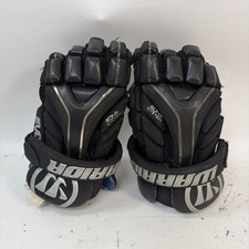 Warrior Evo Bone System Lacrosse Gloves, Black, Medium picture