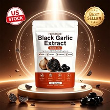 1-3PCS Fermented Black Garlic Extract, Natural Odorless Aged Garlic Supplements picture