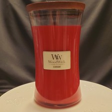 Very Rare/HTF  WoodWick Candle 'Currant' 21.5 OZ Hourglass Retired/Discontinued picture