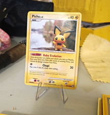 Pokemon TCG Stormfront Pichu 45/100 EN Reverse Holo Uncommon Basic 2007 picture