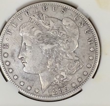 1885-S $1 Morgan Silver Dollar - Better Date-85 picture
