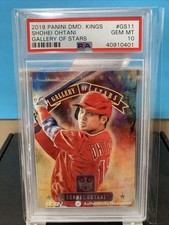 (PSA 10 )  2018 PANINI DIAMOND KINGS GALLERY OF STARS SHOHEI OHTANI #GS11 (RC) picture
