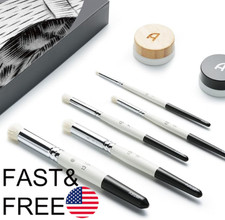 5 Pcs Dry Brush Set with Dampening Pad Brush Soap Miniature Model Artist ARTIFY picture