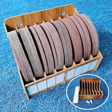 8-Tier Upgraded 6 Inch Sandpaper Organizer, Sandpaper Storage Holder Fit for ... picture