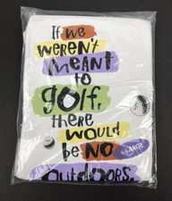 Vintage Late 90’s Shoebox Hallmark If We Weren’t Meant To Golf T-Shirt XL NEW picture